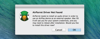 airparrot audio not connected