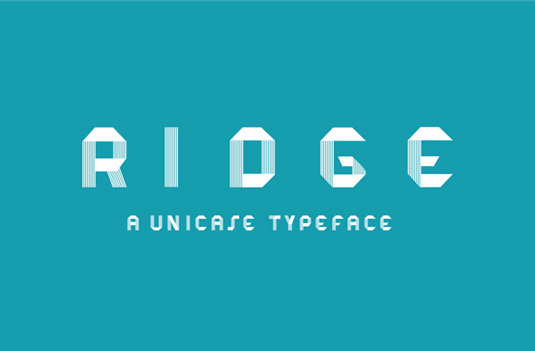 Free font: Ridge