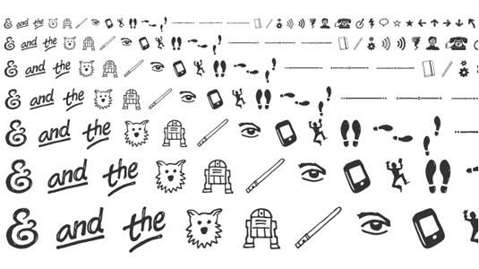 sketchnote typeface