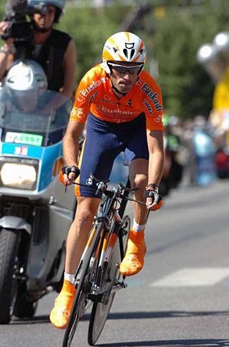 Iban Mayo (Euskaltel) in action