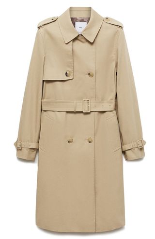 Classic Double Breasted Water Repellent Cotton Trench Coat