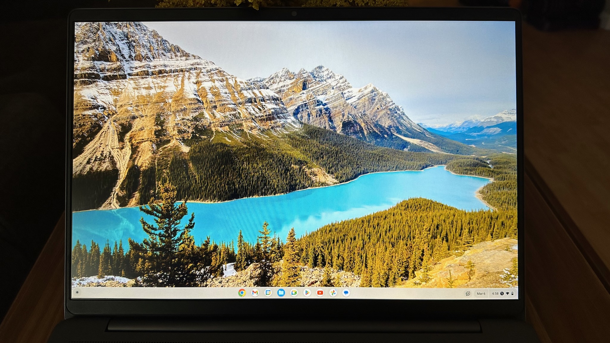 The Lenovo 5i Chromebook (16-inch) display.