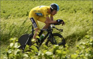 Bradley Wiggins (Sky) rode an impressive time trial