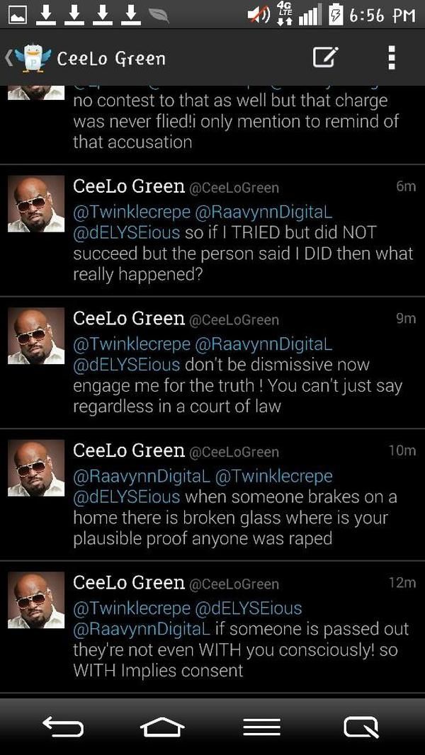 CeeLo Green: &amp;#039;People who have really been raped remember&amp;#039;