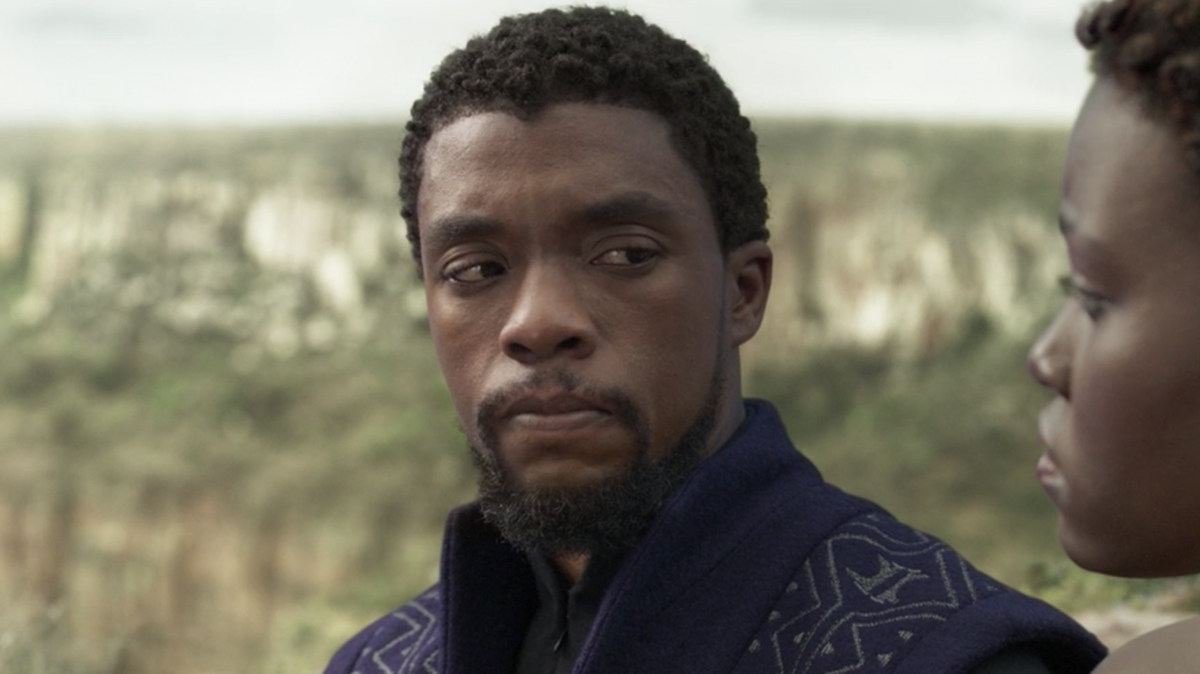 Chadwick Boseman as T&#039;Challa in Black Panther