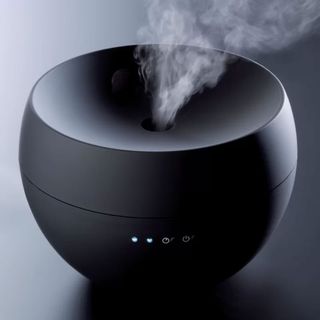 black essential oil diffuser from Wayfair