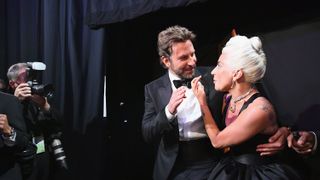 Lady Gaga and Bradley Cooper Shared a Moment Before 'Shallows' Performance