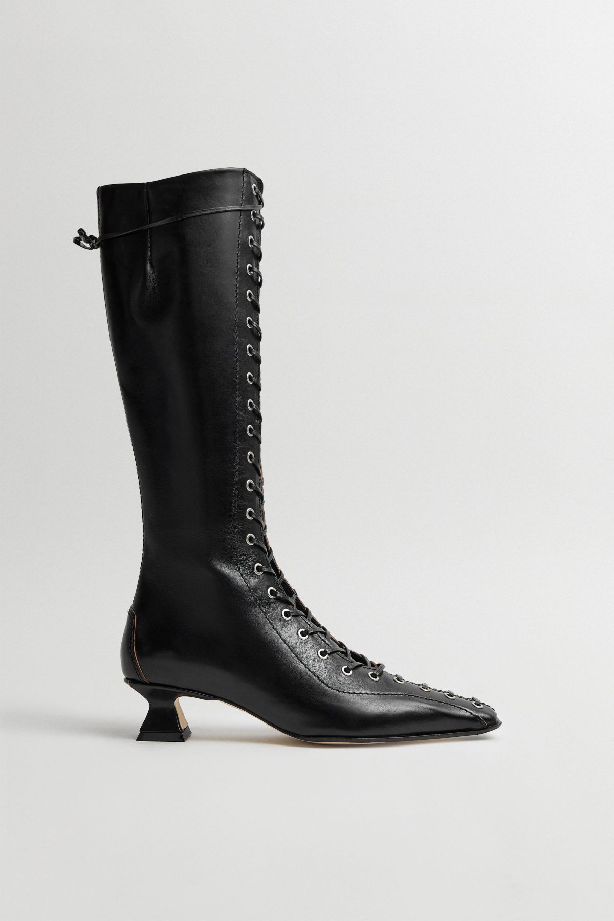 Lucy Boots - Black Leather