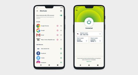 ExpressVPN Android interface