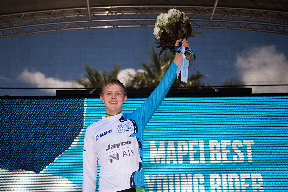 Michael Storer won the young rider's classification