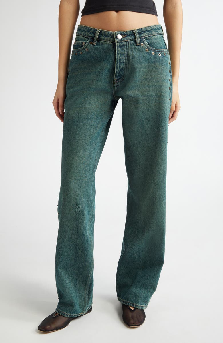 Crowd Rivet Studded Boyfriend Jeans