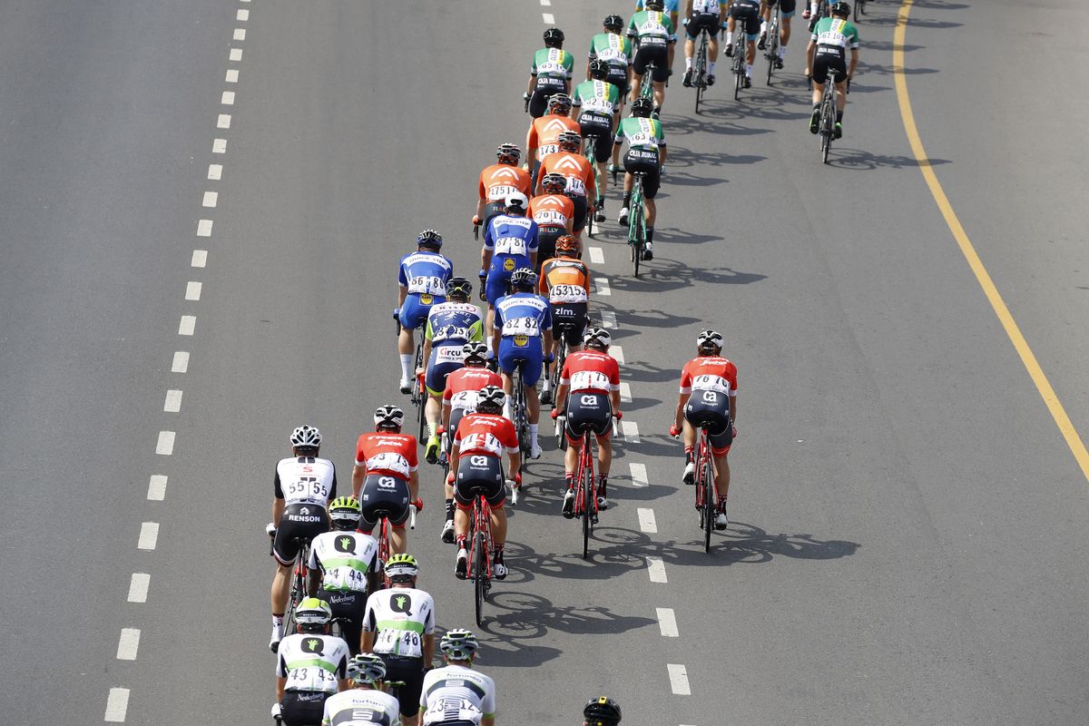 The Tour of Oman peloton