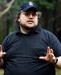 del Toro on the set of Pan's Labyrinth