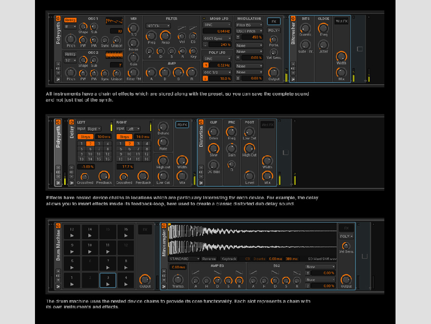 bitwig studio music production software