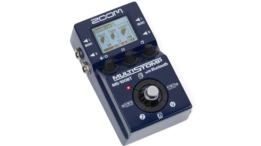 Zoom announces the MS-100BT Bluetooth-enabled multi-effects pedal