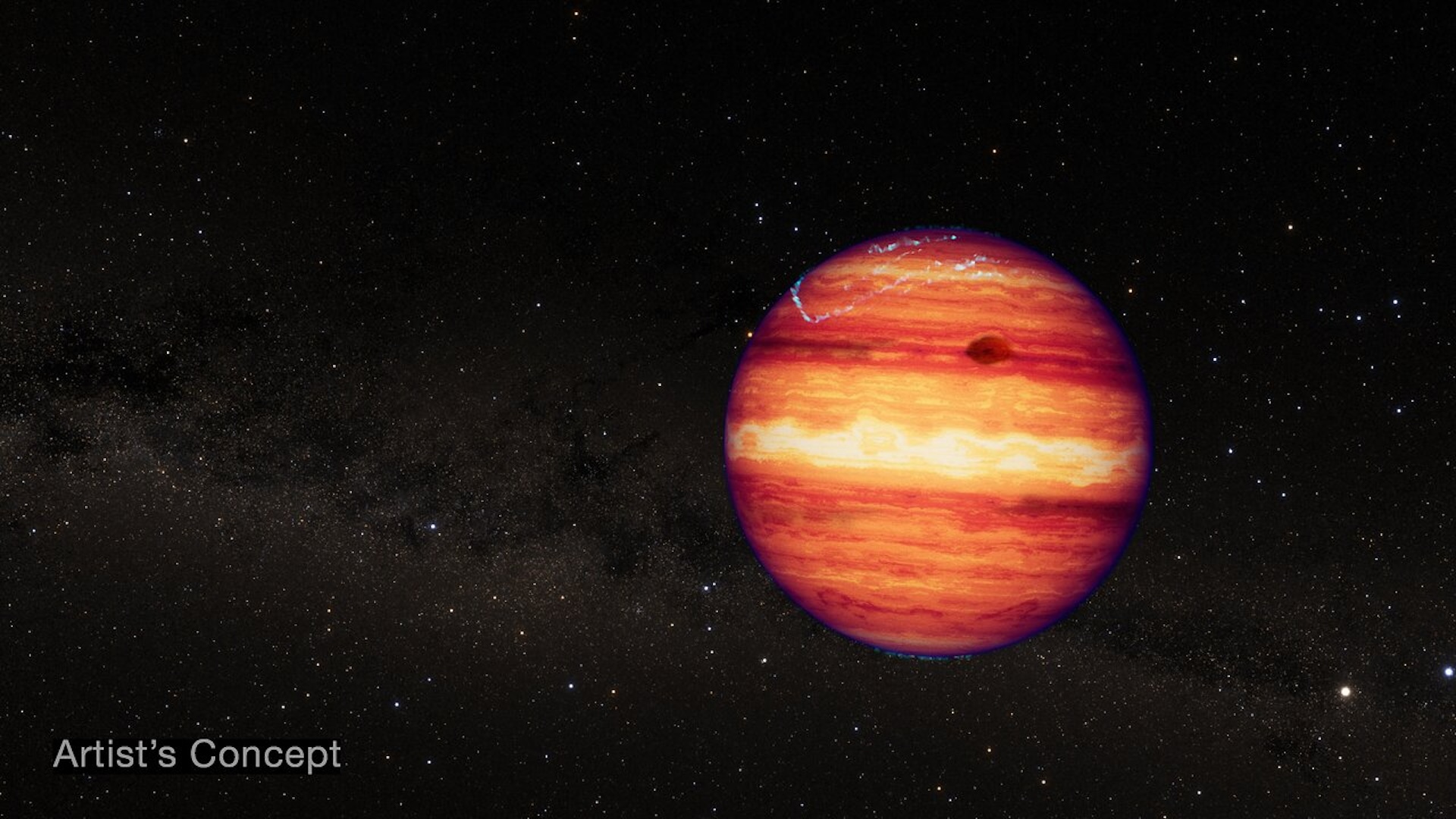 James Webb telescope spots 'rogue' planet with a cake-like atmosphere barrelling through space without a star