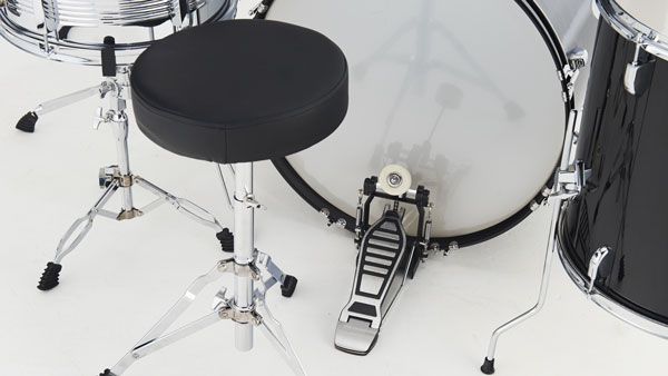 All of the tripods are double-braced, with the hi-hat stand being particularly sturdy