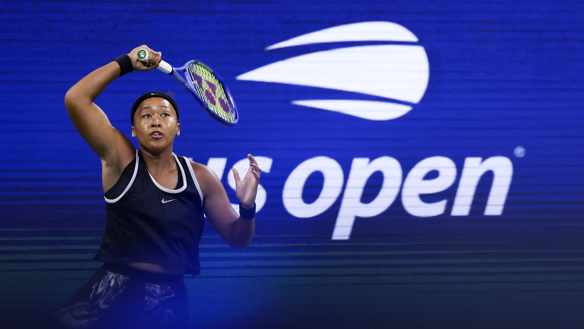 Naomi Osaka in action at US Open 2026