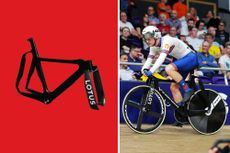 A UKSI bike frame and Will Tidball collage