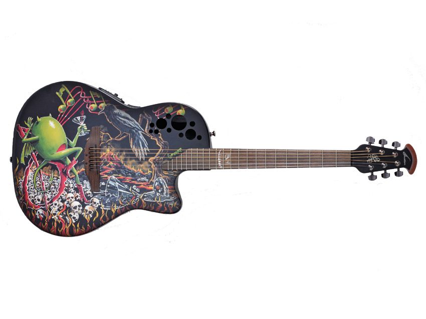 Ovation The Demented Collection DJA34 ひび Ovation DJA34 Bone Yard review | MusicRadar