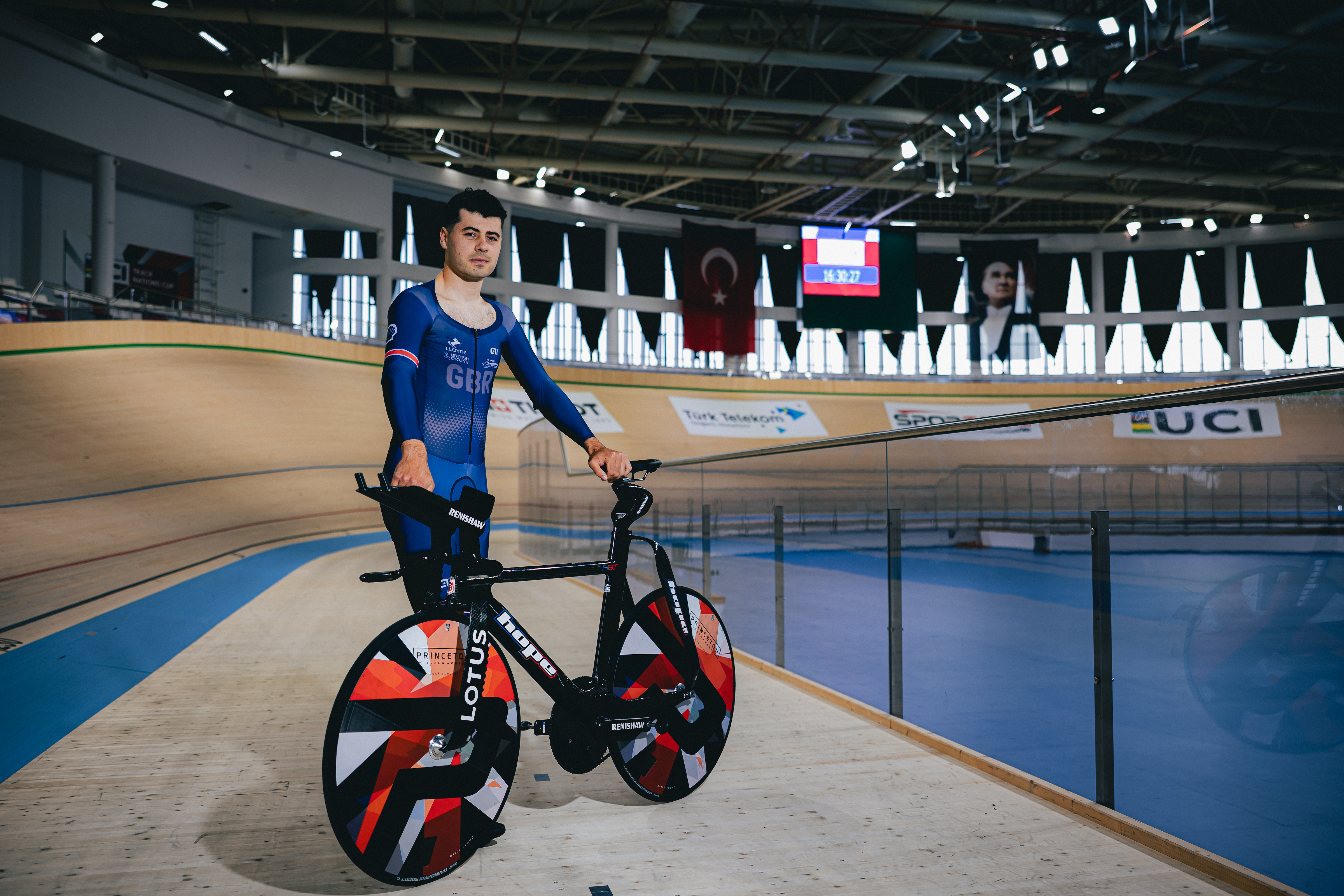 Details of the Hope HB.T used by GB Cycling Team