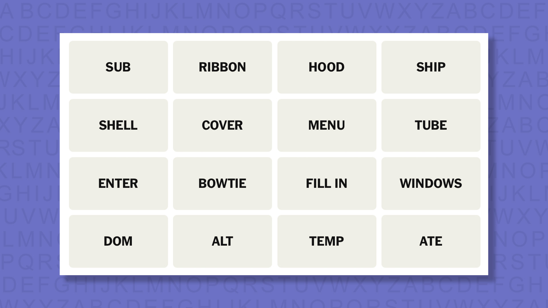 NYT Connections hints for game 959 on a purple background