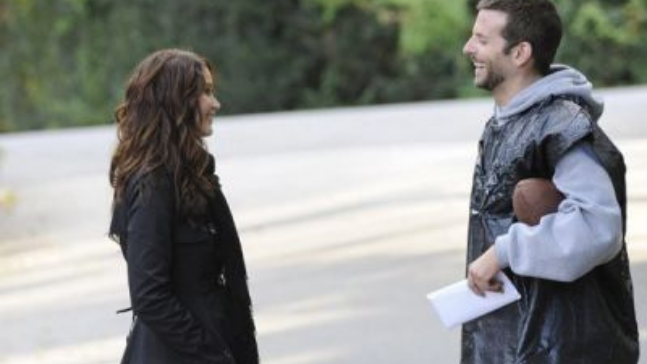 Jennifer Lawrence and Bradley Cooper in Silver Linings Playbook