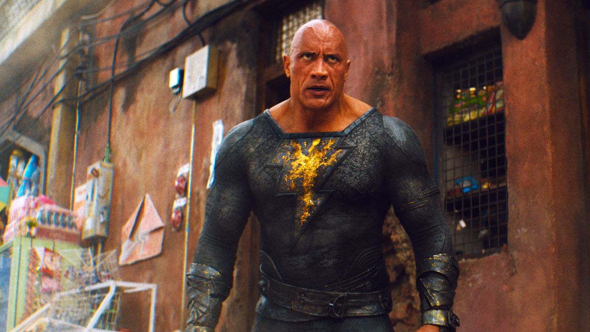 DWAYNE JOHNSON as Black Adam in New Line Cinema’s action adventure “BLACK ADAM,” a Warner Bros. Pictures release.