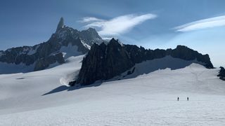 Views from the Glacier du Géant