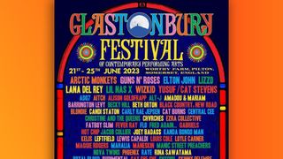 Glastonbury poster