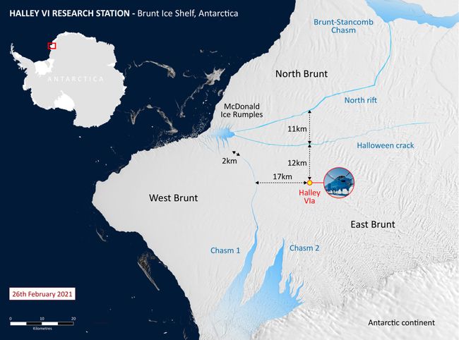 Giant crack frees a massive iceberg in Antarctica | Live Science