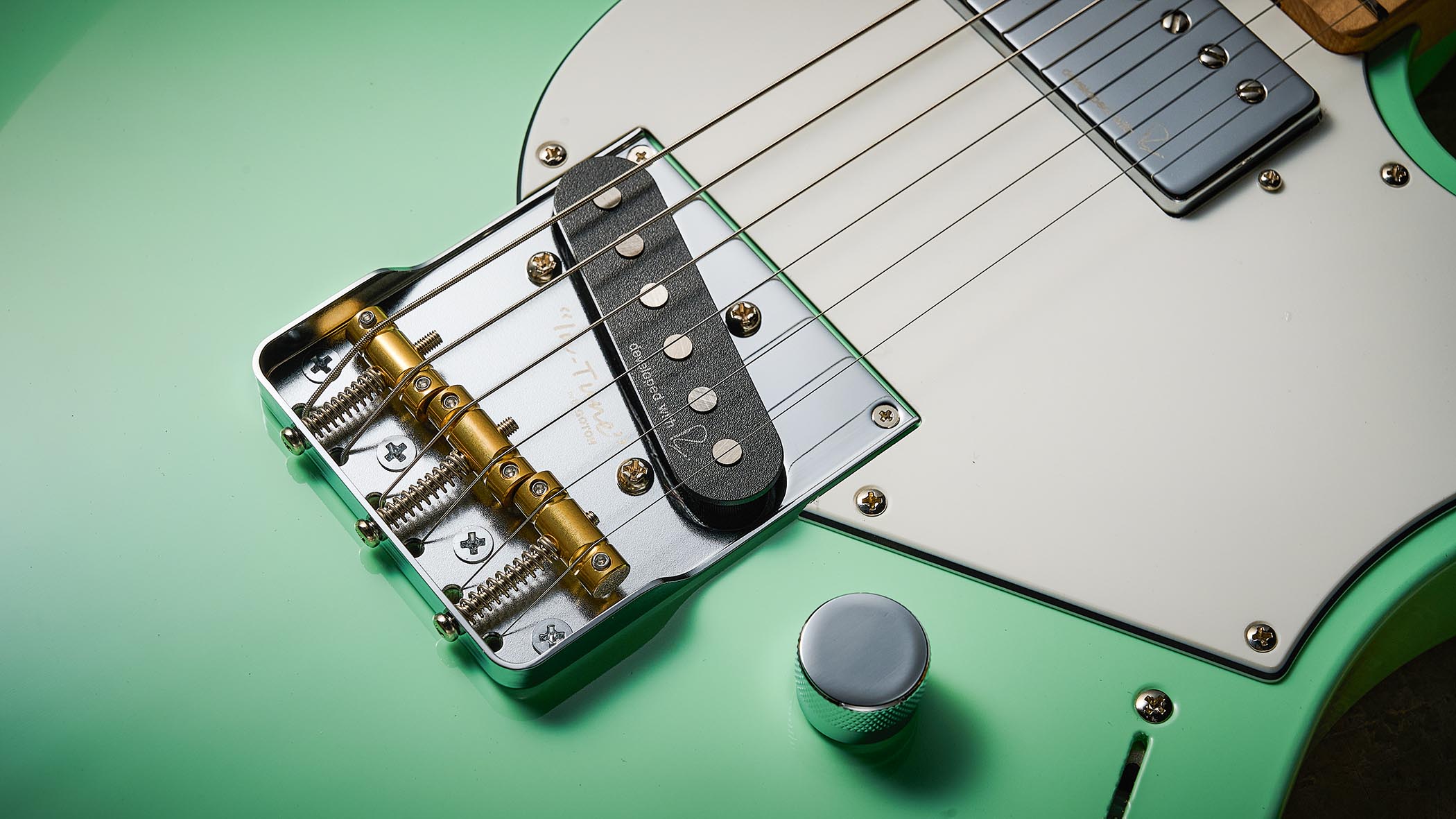 The Yamaha Pacifica SC Standard Plus looks phenomenal in Peppermint Green.