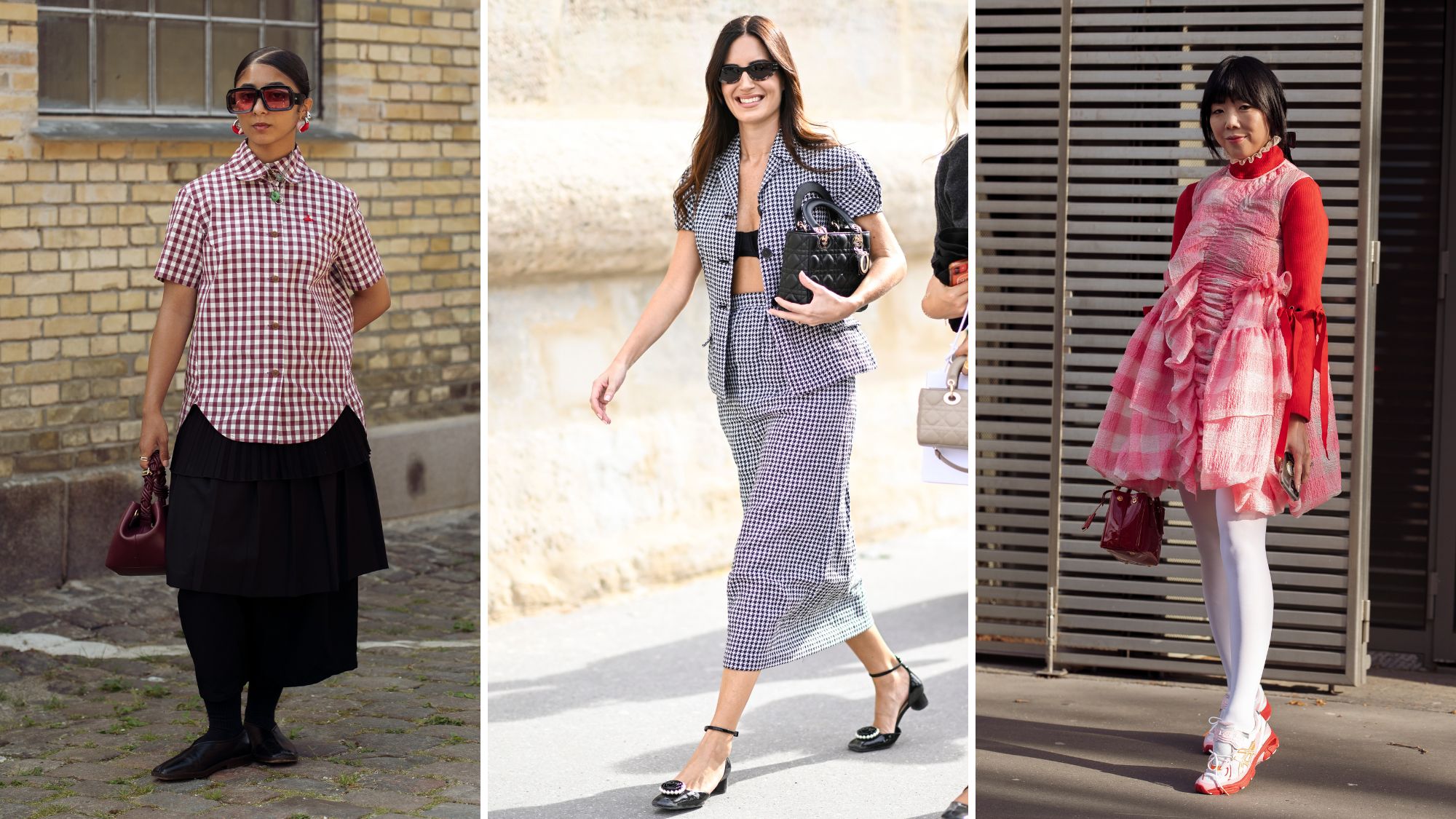 gingham trendini benimseyen üç sokak stili yıldızı