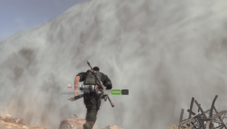 A valid survival tactic in Metal Gear Survive is to willingly enter the looming cloud of poison. 