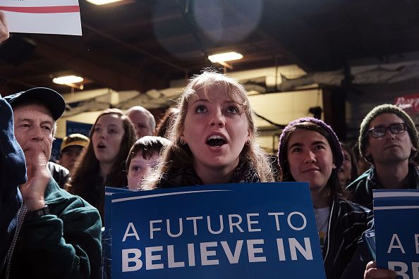 A Bernie Sanders supporter.