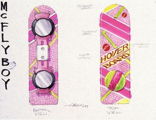 Back to the Future hoverboard sketch
