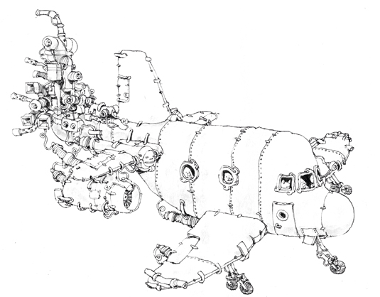 Dip into the sketchbook of Mattias Adolfsson