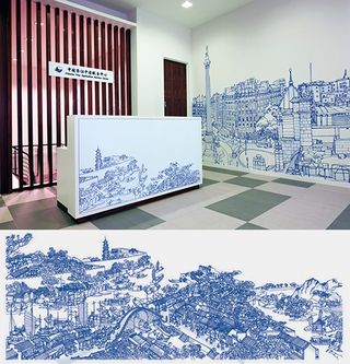 design office murals
