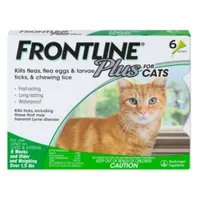 Frontline Plus Flea and Tick Treatment for Cats | 40% off at AmazonWas $49.99 Now $29.99
