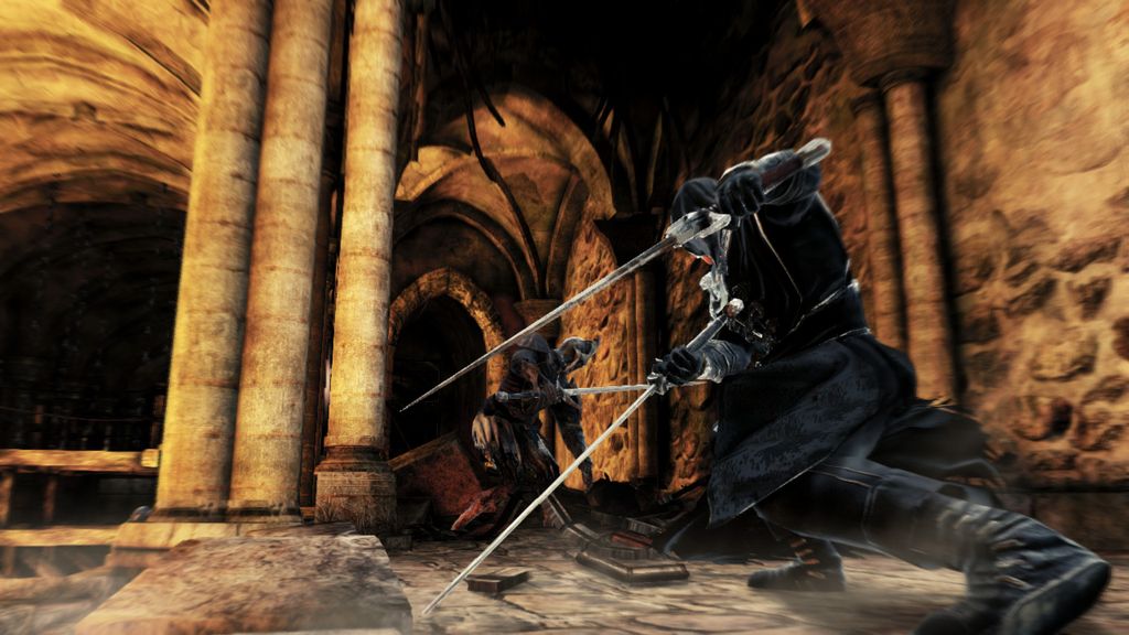 Dark Souls 2 screenshots show bonfires, rolling, dragons pretty much