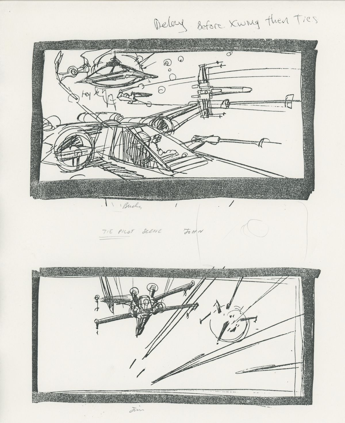 Concept art for TIE Fighter