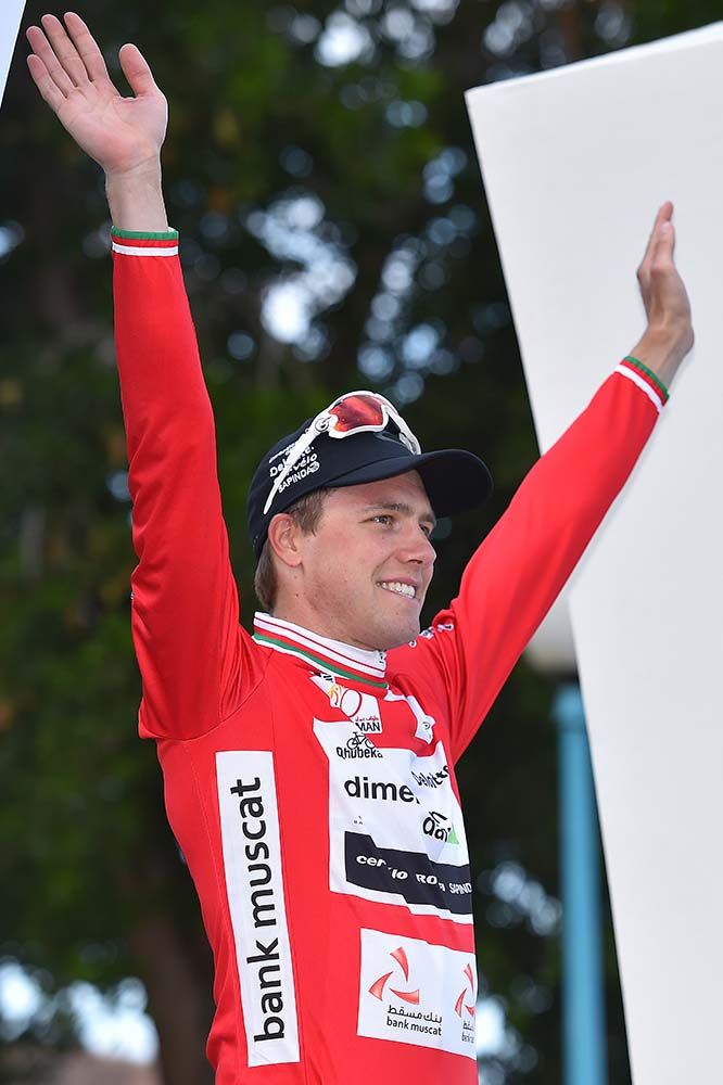 Edvald Boasson (Dimension Data) was all smiles on the podium