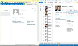 Outlook linked contacts