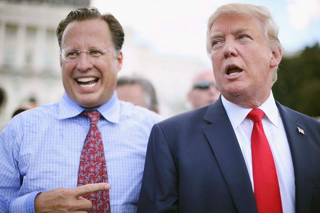 Rep. Dave Brat and President Trump