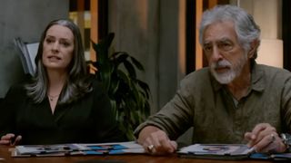 Paget Brewster and Joe Mantegna on Criminal Minds: Evolution