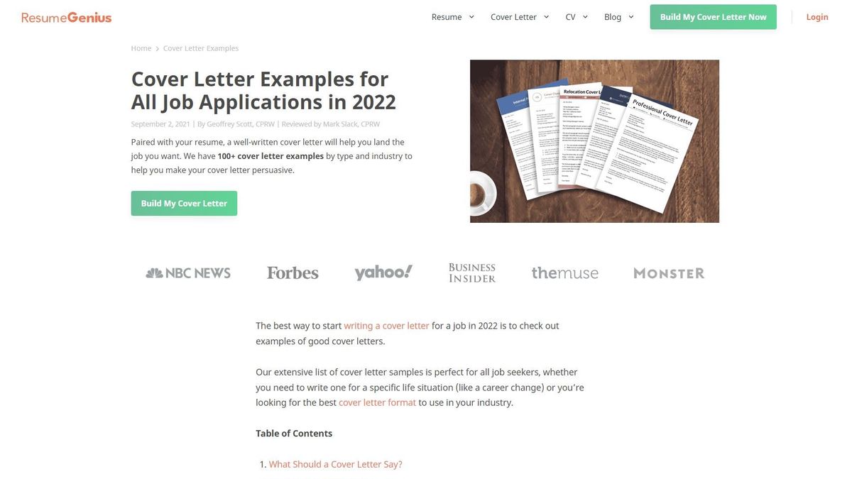 10 cracking cover letter examples TechRadar