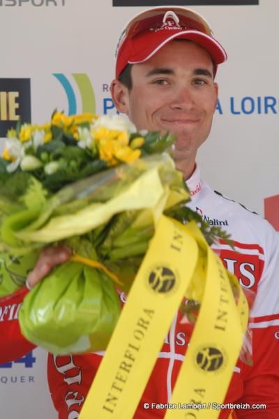 Nicolas Edet (Cofidis) on the podium