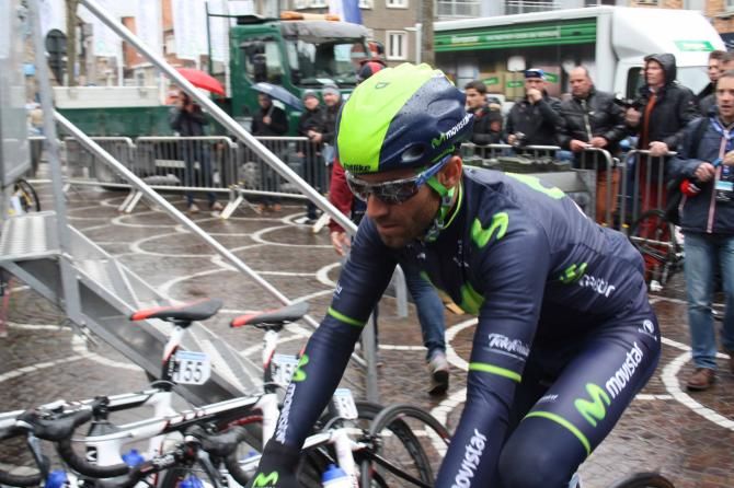 Alejandro Valverde (Movistar) used Dwars door Vlaanderen to prepare for the cobbles at the Tour de France.