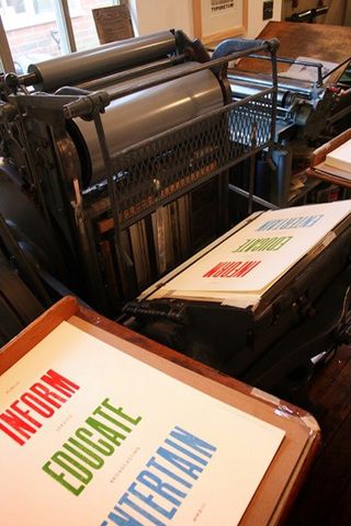 letterpress poster