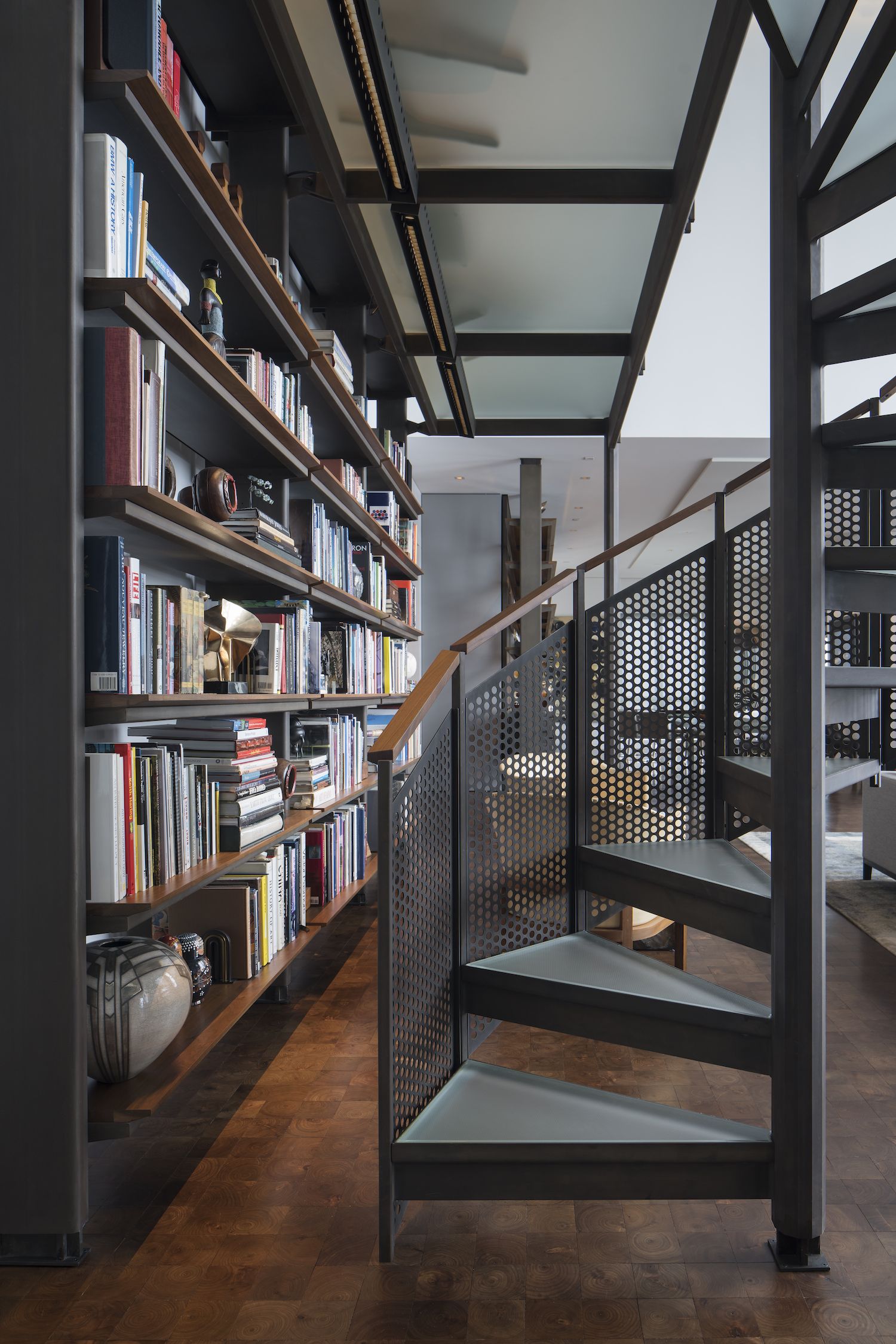 Penthouse Apartment Interior Design For Industrial Loft photo